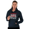 thumbnail image 4 of Fitness? Pizza! Gym Workout Exercise Unisex Plus Fleece Graphic Hoodie Brisco Brands 2X, 4 of 4