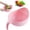 D, variant on Rice Strainer with Handle - Lightweight Rice Washer Strainer Bowl with Smart Design for Easy Water Draining, Easy to Use & Clean ABS Plastic Colander with Handle for Cereals, Pasta, Vegetables,