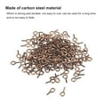 thumbnail image 4 of 300uds Pequeño Tornillo Ojo Pasadores Ganchos Mini Ojales Tornillos Roscados, 5x10x1,2mm Autorroscante Tornillo para Joyería Fabricación Accesorios Bricolaje Artesanía, Cobre Tono, 4 of 5