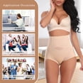 thumbnail image 5 of FITVALEN Women Butt Lifter Shapewear Hi-Waist Double Layer Tummy Control Panty Waist Trainer Body Shaper, 5 of 6