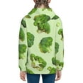 thumbnail image 6 of Kdxio Broccoli 3 Pattern Kids Boys Girls Zip Up Hoodie 3D Printed Hooded Sweatshirt Hoody Coat with Pocket 7-12 Y-Small, 6 of 6