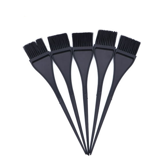 Shuliwen 5pcs Hair Dye Applicator Brush for Salon Dyeing (Black)