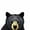 Black Bear, variant on WIRESTER 11 Oz Ceramic Tea Cup Coffee Mug With Handgrip for Gifts, Red Fox