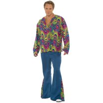 Underwraps Mens Psychadelic Costume - One Size Fits Most