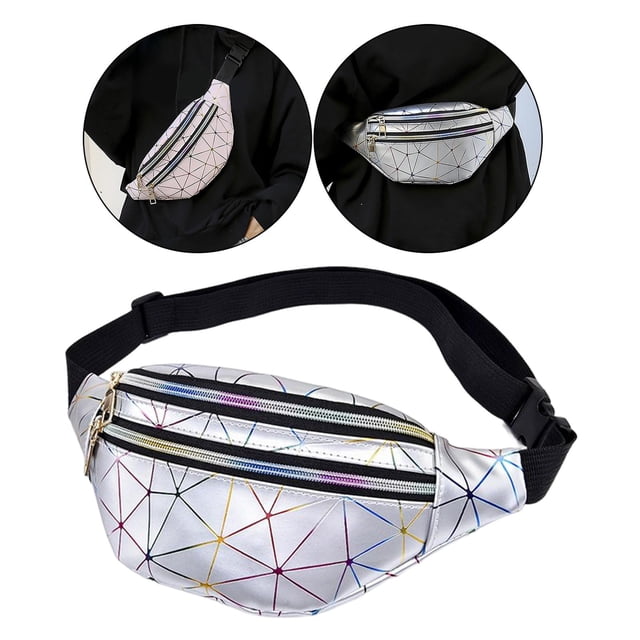 Riñonera Colco resistente al agua bolsa informal de moda para el pecho para hacer ejercicio pescar senderismo hombres y s Pta Plata