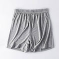 thumbnail image 2 of Zhden Womens Shorts Cotton Shorts for Women Casual Summer Shorts Loose Fit Lounge Shorts Comfy Shorts for Women（Grey,3XL）, 2 of 9