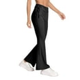 thumbnail image 4 of Baywell Women's Bootcut Yoga Workout Pants - High Waist Tummy Control, 4-Way Stretch Breathable Leggings with Side Drawstring,S-XXL, 4 of 9