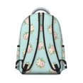 thumbnail image 3 of Pioneer Flower Floral Print Pattern Backpack for School, Cute School Bag with Adjustable Shoulder Straps and Padded Back, 15.3"x11"x7.1", 3 of 5