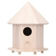 thumbnail image 2 of Birdhouse, Bird Nesting Box, Soft Durable Natural Wooden Six Support Brackets For Outdoor Gardens, 2 of 8