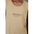thumbnail image 2 of Brooklyn Cloth Originals Men's Ribbed Tank Top, Relaxed Fit, U Neck, Dropped Armholes, Olive Gray, XL, 2 of 5