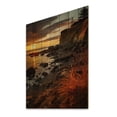 thumbnail image 2 of Designart "Vibrancy Along the Coastal Cliff" Coastal Print on Natural Pine Wood, 2 of 5