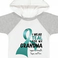 thumbnail image 4 of Inktastic I Wear Teal for My Grandma Boys or Girls Baby Bodysuit, 4 of 5