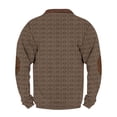 thumbnail image 4 of Blusas y camisas de manga larga con cuello redondo Sudadera con capucha de cuello redondo para hombre Jersey estampado Blusa de poliéster de manga larga para hombre, 4 of 4