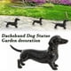 thumbnail image 1 of Dachshund Statue Garden Decor Resin Crafts Dog Lover Gift Patio Lawn Courtyard Home Decoration, 1 of 4