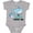 AC-Heather Grey, variant on My Aunt Loves Me with Cute Sharks Boys or Girls Baby Bodysuit