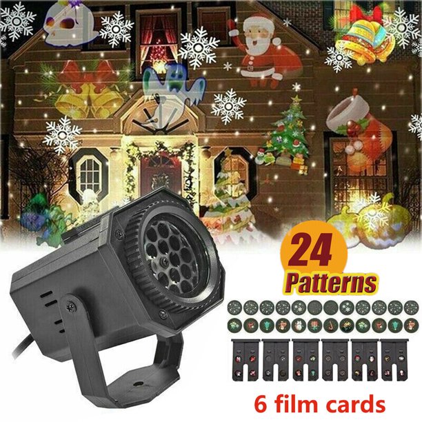 Christmas Lights Projector LED Laser Outdoor Landscape Xmas Move Lamp