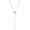 Silver, variant on Stainless Steel 18K Gold Plated Beaded Rosary Heart and Cross Necklace