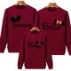 thumbnail image 1 of Lindo dibujo animado Mickey Minnie oreja sudadera padre-hijo otoño familia juego trajes Casual padre hijo madre hija ropa papá (XL) Gao Jinjia LED, 1 of 2