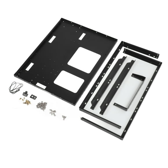 Gaming PC Case Open Frame, ATX Open Chassis Case Rack Large Space Expansion Powerful Cooling DIY Assembled for MATX ITX