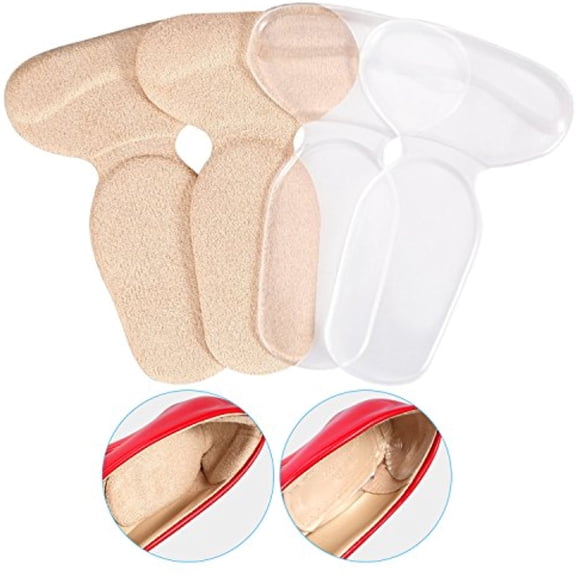 Yosoo Heel Pads Grips Liners Back Heel Cushion Insoles for High Heels Blisters,Shoe Gel Inserts(2 Pairs)