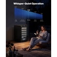 thumbnail image 5 of Upstreman 24 Bottle Wine Cooler Refrigerator, Freestanding Wine Chiller Compressor Wine Refrigerator with Glass Door, Touch Control & LED Light, 41-68°F Temperature Control, Black W24, 5 of 7