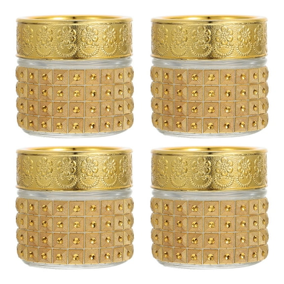 4-Piece Beverage Dispenser Containers Set for Food Storage and Travel Bottle Use