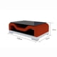 thumbnail image 3 of Luxury Living Room Sofa Italian Genuine Leather Couch with Bluetooth Speaker, USB and LED Light + Coffee Table, TV Stand My Lux Decor Round, 3 of 9