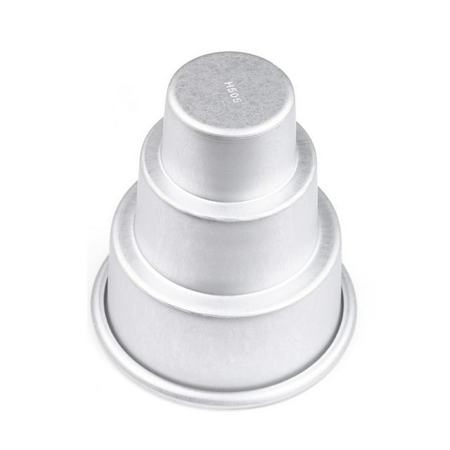 Less Than 5 Cake Mould Mini Three-tiered Cake Pan Pudding Mold Muffin Decorating Mould Tools