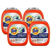 Tide Hygienic Clean Heavy Duty Power PODS Laundry Detergent Pacs - 76-Count Original Scent, (4/Case)