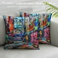thumbnail image 3 of BCIIG Graffiti Graphic Decorative Throw Pillow Cover for Home Couch Living Room Bed Sofa 22x22in, 3 of 5