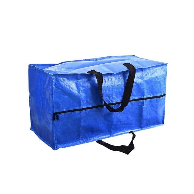 Bolsas de mudanza con asas de transporte con cremallera, bolsa tejida para equipaje de gran capacidad para ahorrar espacio, organizador de ropa Bolsas de mensajero y de hombro EDUCACIÓN FÍSICA Jumpingount AP011857-02