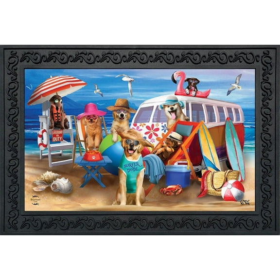 Briarwood Lane Dog Days Beach Doormat