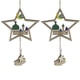 thumbnail image 1 of Advancent 2 piezas Lasser Bairam colgante decoración adorno colgante forma de estrella regalos espejo retrovisor accesorios de coche estrellas Slice Loop Artesanía Advancent HA012539-00, 1 of 6
