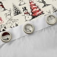 thumbnail image 4 of Homewish Kawaii Reindeer Snowman Black Out Curtains,Rustic Western Cabin Curtains Pack of 2 (42x63 Each),Red Chic Christmas Tree Bedroom Curtains For Girl Boy,Luxury Bedroom Decor, 4 of 6