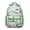 Green-25, variant on Ergonomic Watercolor Backpack for College Students - Lightweight Waterproof Daypack with Padded Straps & Spacious Storage (Psychedelic Swirl)
