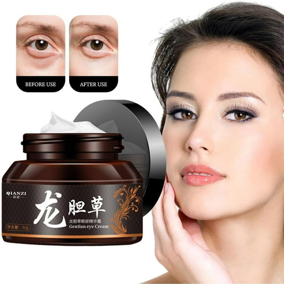 SDJMa Anti-Wrinkle Firming Eye Cream Gentian Eye Cream 35g Gentian Eye Cream Wrinkle Firming Fade Fine Lines Eye Cream