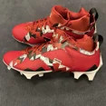 thumbnail image 1 of Ni - ke Jordan 7 Low Vapor Edge Oklahoma Player Edition Ni - ke Football Cleats Size 10.5, 1 of 5