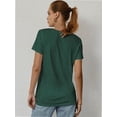thumbnail image 2 of Womens Loose Fit Tshirts Short Sleeve Summer Tops Casual Workout Yoga Tunic T Shirts Tops, 2 of 6