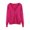 Hot Pink, variant on Kogui Open Front Cardigan for Women Women's Long Sleeve Open Front Knit Cardigan Sweater (Red,XXL)