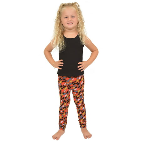 Stretch Is Comfort - Girl's Print Leggings | Active Stretchy Leggings ...