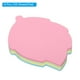 thumbnail image 3 of Notas adhesivas en forma de hoja Uxcell 3.5" x 2.7", blocs de notas autoadhesivos bonitos 100 hojas/pad, 4 colores, 6 pads, 3 of 5