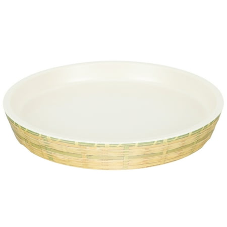 

Imitation Woven Bamboo Food Serving Plate Food Serving Dish Bowl Dipping Plate Side Dishes Plate