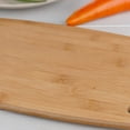 thumbnail image 5 of EXHUMKY 1Pack Rectangular Bamboo Chopping Board Khaki 28x17x0.4in Anti- Protection for Kitchen Tool, 5 of 8