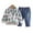 Gray, variant on Esaierr Kids Baby 2PCS Fall Winter Clothes Toddler Casual Alphabet Cartoon Lapel Sweatshirt Top and Pants Trousers Infant 2Pcs Spring Fall Outfits for 5M-5Y