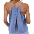 thumbnail image 4 of Summer Halter Crop Tank Tops for Women Open Back Sleeveless Tee Shirts Y2k Going out Tops Beach Camisole, 4 of 7