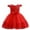Red, variant on FAOWME Kids Toddler Baby Girls Spring Summer Print Ruffle Short Sleeve Princess Dress Ruffle Sleeveless Show Lace Tulle Party Red 2-3 Years