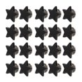thumbnail image 1 of Rivet Button, Practical Fashionable Anti-Rust Star Shape Rivet, Bags For Clothes Shoes Pet Collars Silver,Black Metal Color,Bright Black, 1 of 8
