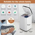 thumbnail image 5 of Enyopro Towel Warmer, 22L Cute Luxury Towel Warmer Bucket with Timer, LED Touch Panel & Stainless Steel Tub, Electric Towel Warmer for Bathroom with Detachable Hooks, Cord Wrap & Handle, 5 of 10