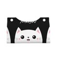 thumbnail image 4 of Kdxio Cat Meow Print Tissue Box Cover,Modern PU Leather Rectangular Tissue Box Holder for Bathroom Living Room Bedroom Office Desk Car Home, 4 of 9