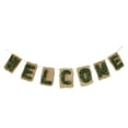 thumbnail image 1 of Northlight 6' Brown and Green "Welcome" Hanging Wall Decor, 1 of 4